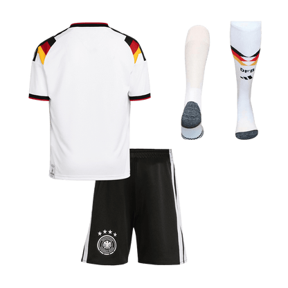 Germany Infantil 
 Casa World Cup Futebol Camisa Conjunto (Camisa+Shorts+Meias) 2026 Branco