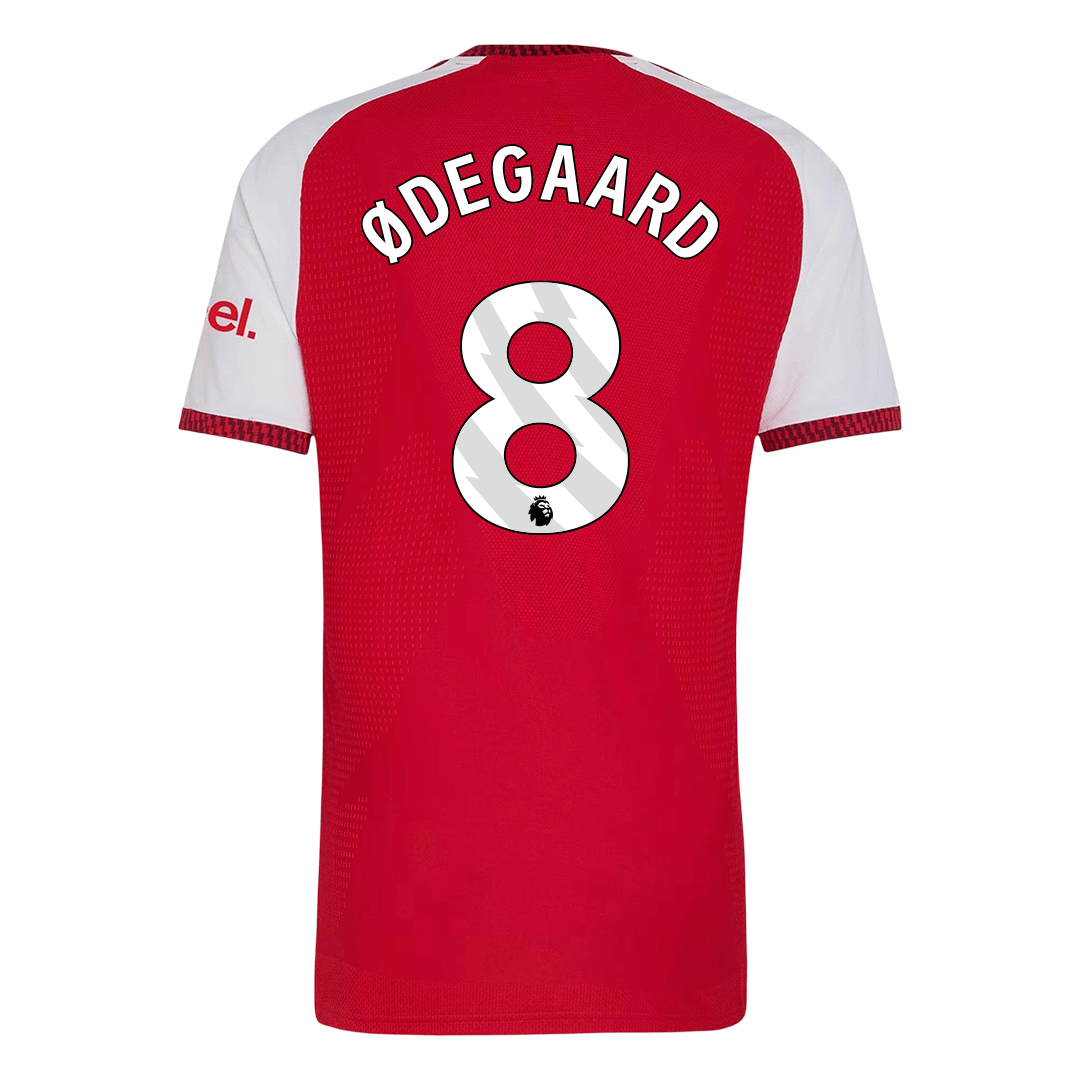 Versão do Jogador ØDEGAARD #8 Arsenal Casa Futebol Camisas 2026/27 Vermelho