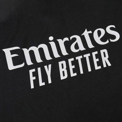 Real Madrid Infantil Zíper Moletom Conjunto (Top+Pants) 2025/26 Preto