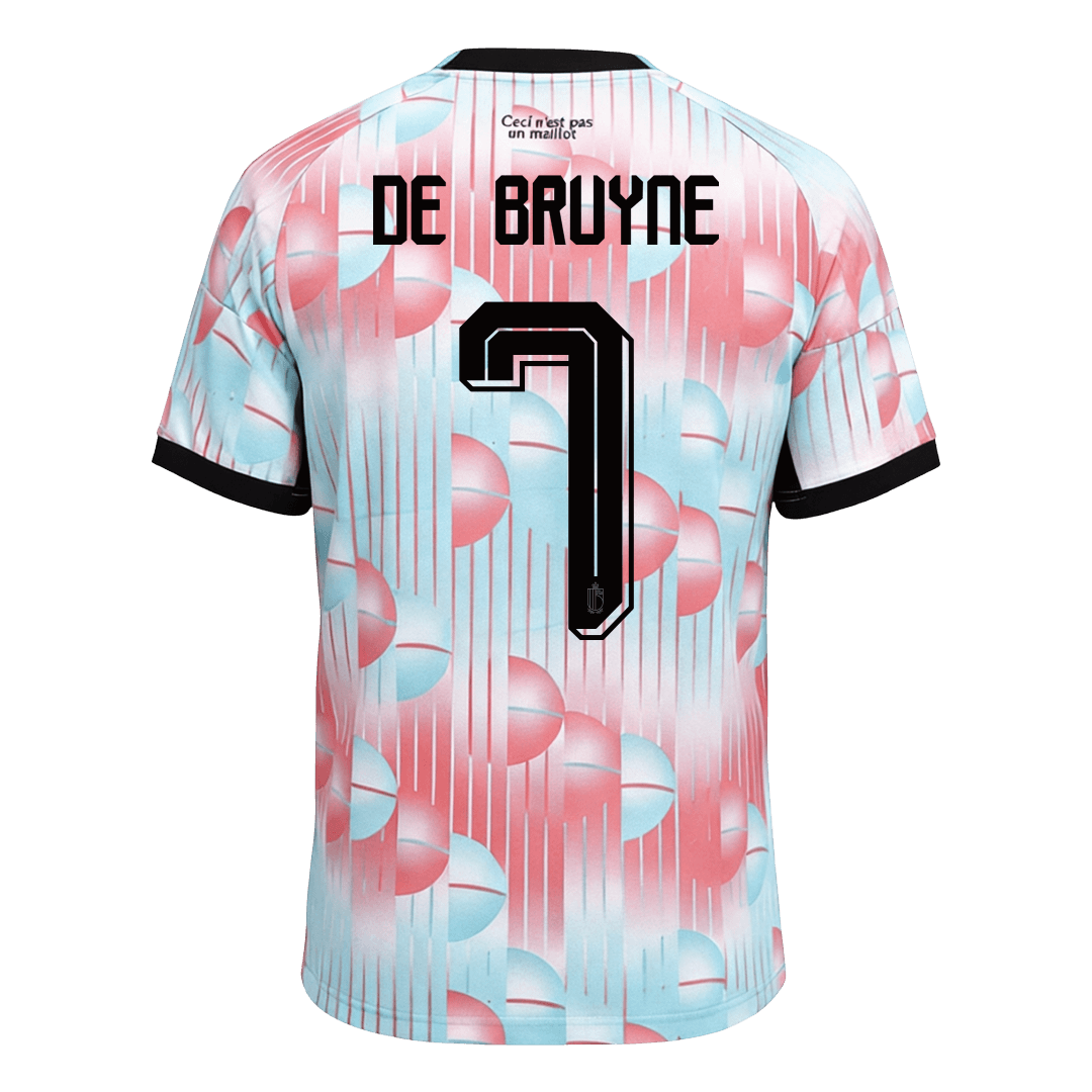 DE BRUYNE #7 Belgium Fora Copa do Mundo Camisa 2026