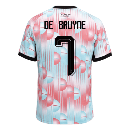 DE BRUYNE #7 Belgium Fora Copa do Mundo Camisa 2026