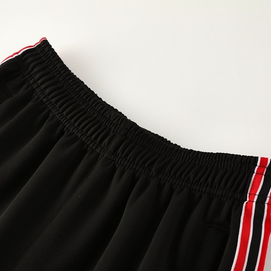 Manchester United Treino Jaqueta Conjunto (Jaqueta + Calças) 2025/26 Vermelho&Preto