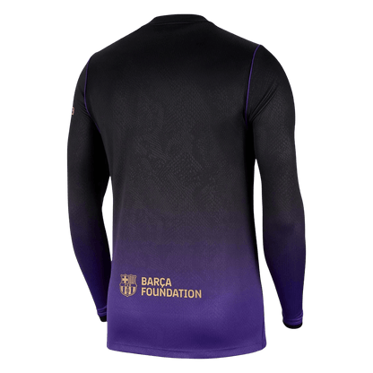 Barcelona Fora Manga comprida Camisa 2026/27 Roxo