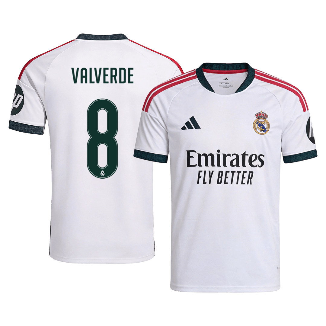 【Super Qualidade】VALVERDE #8 Real Madrid
 Casa Futebol Camisa 2026/27 Branco