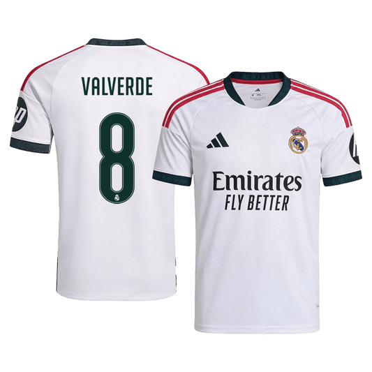 【Super Qualidade】VALVERDE #8 Real Madrid
 Casa Futebol Camisa 2026/27 Branco