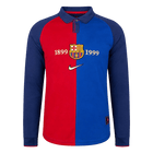 Retrô Barcelona Manga Longa Especial Camisa 1999/00 Vermelho