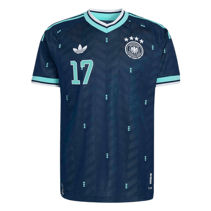 Versão do Jogador WIRTZ #17 Germany Fora Copa do Mundo Futebol Camisas 2026 Marinha