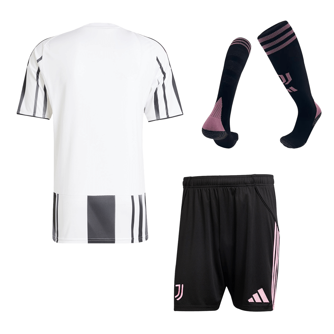 Juventus Casa Camisa Conjunto (Camisa + Calções + Meias) 2025/26
