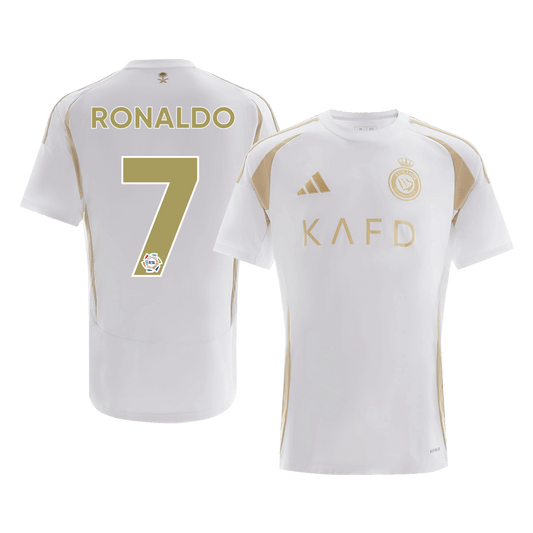 Camisola de futebol RONALDO #7 Al Nassr Third Away Custom Shirt 2024/25