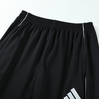 Real Madrid Zíper Moletom Conjunto (Top+Calças) 2025/26 Preto