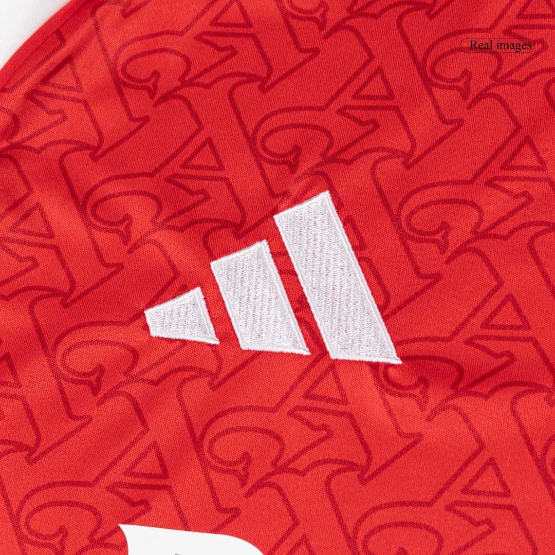 【Super Qualidade】GABRIEL #6 Arsenal
 Casa Futebol Camisa 2025/26 Vermelho