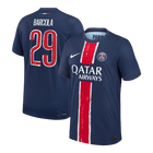 Jogador BARCOLA #29 PSG Casa UCL Futebol Camisas Marinha - UCL