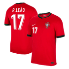 Portugal Jersey Custom R.LEAO #17 Soccer Jersey Home