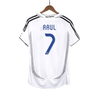 Camisola Retro Real Madrid No7 RAUL Home Soccer 2006/07