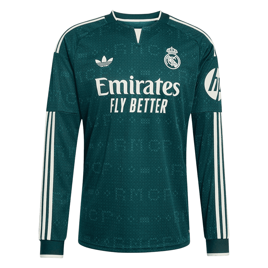Real Madrid Fora Manga comprida Camisa 2026/27 Verde