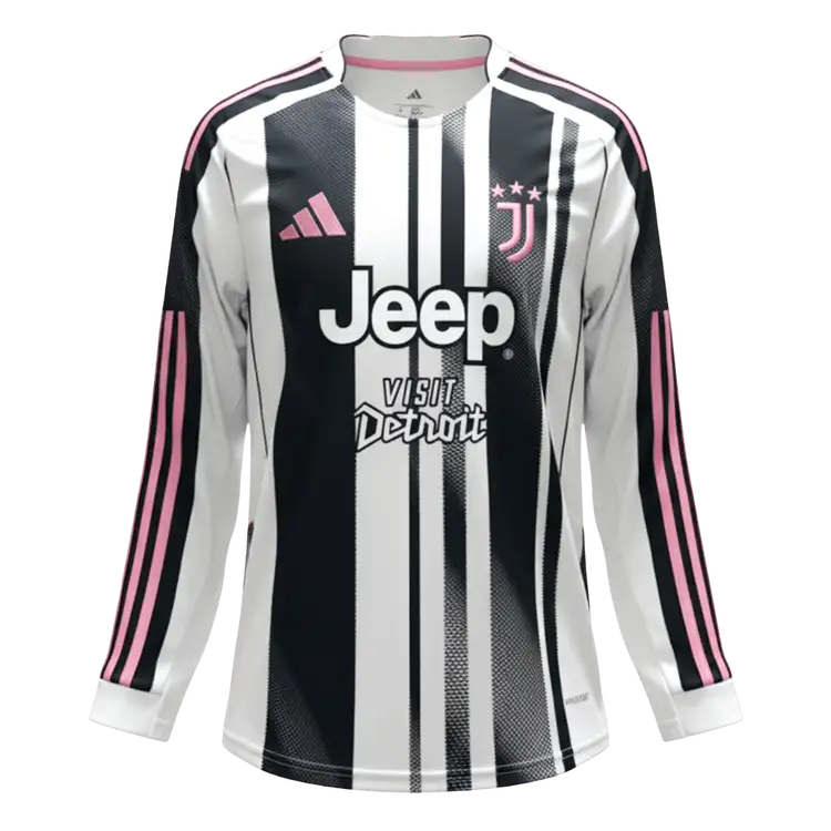 Juventus Casa Manga comprida Camisa 2025/26