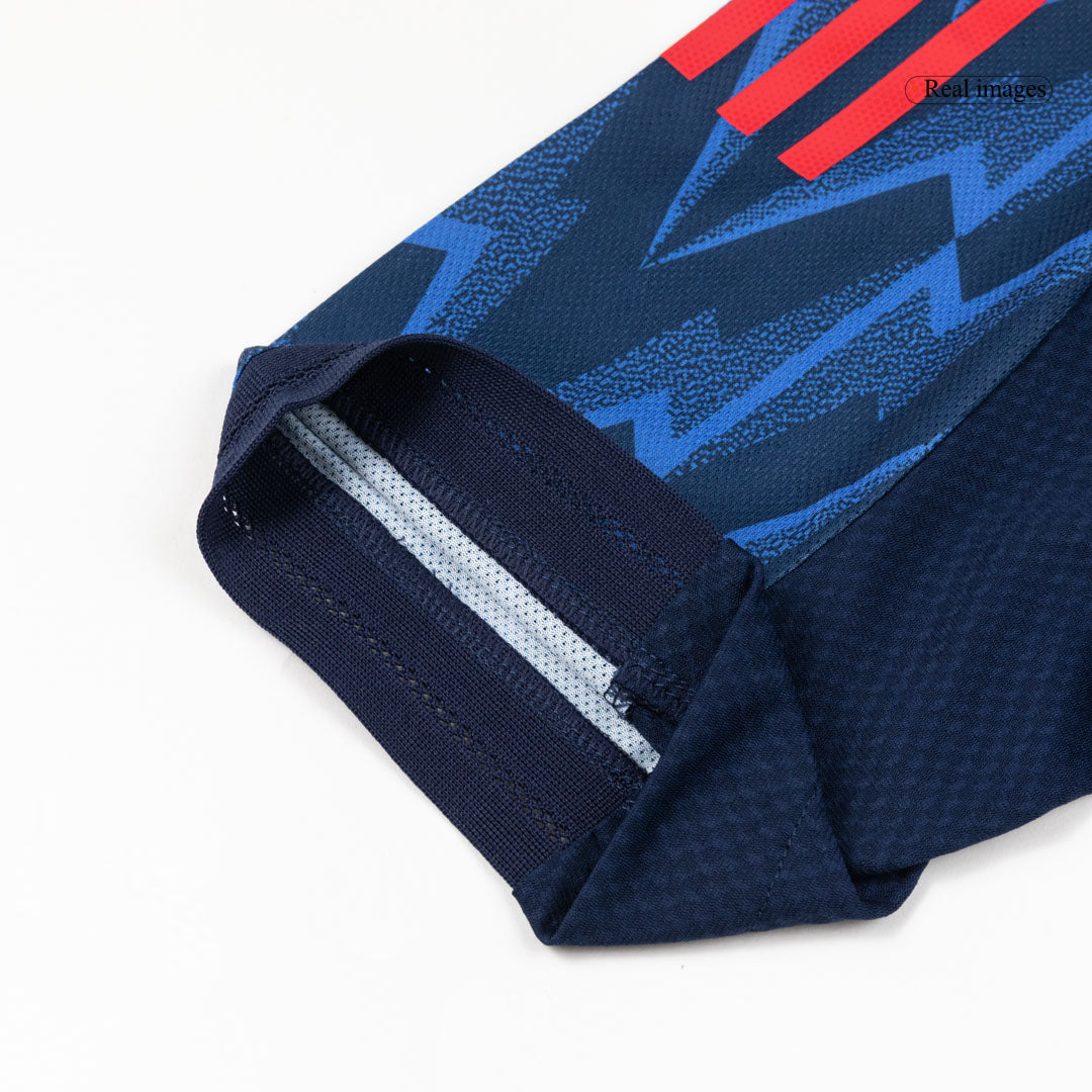 Autêntico SAKA #7 Arsenal Fora Futebol Camisas 2025/26 Azul