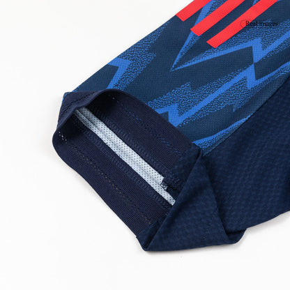 Autêntico ØDEGAARD #8 Arsenal Fora Futebol Camisas 2025/26 Azul