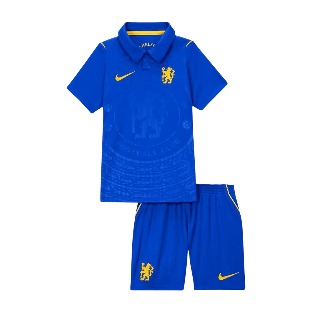 Chelsea Infantil 
 Casa Futebol Camisa 2026/27 Azul