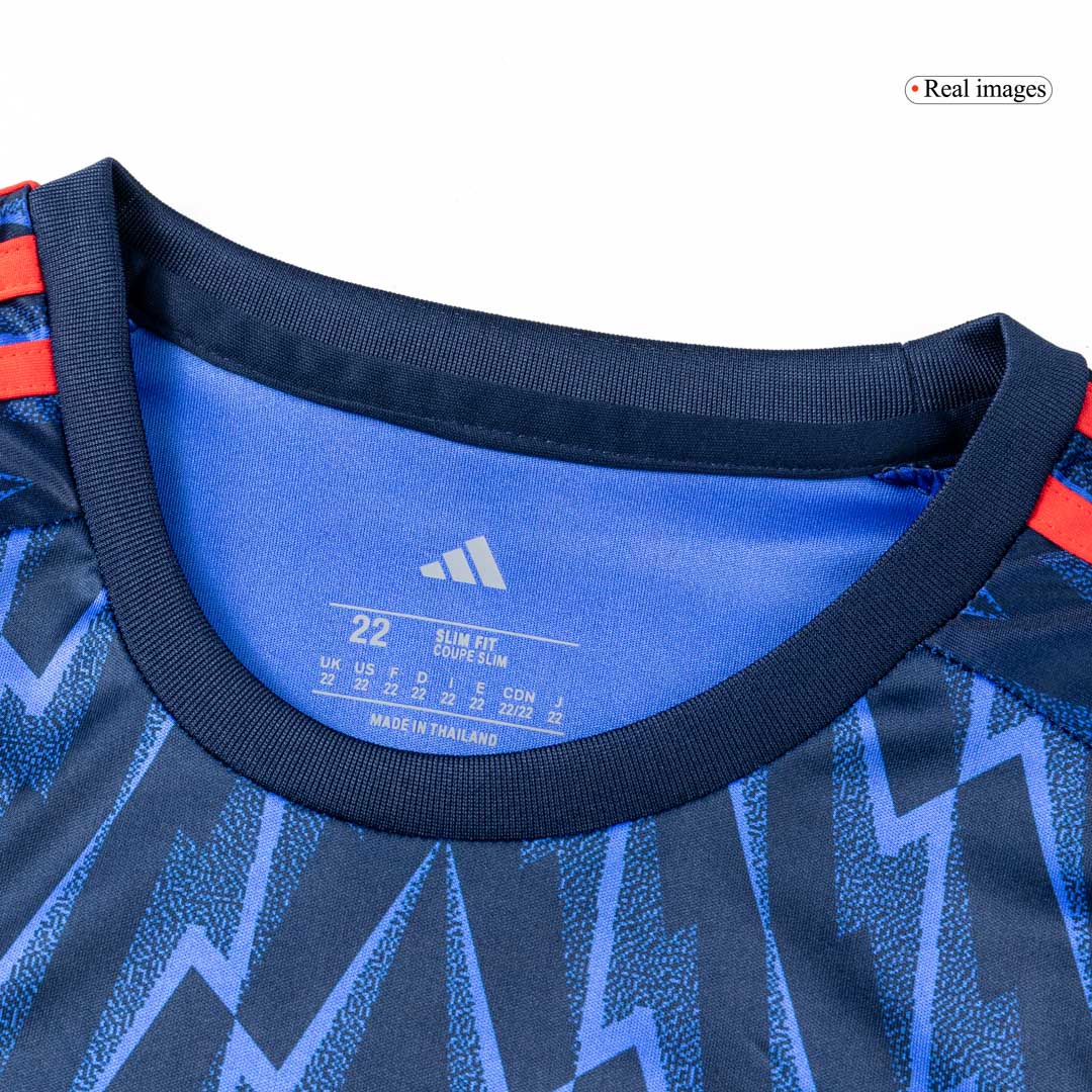 Arsenal 
 Fora 
Camisas Infantis 
Conjunto 2025/26 
 Azul