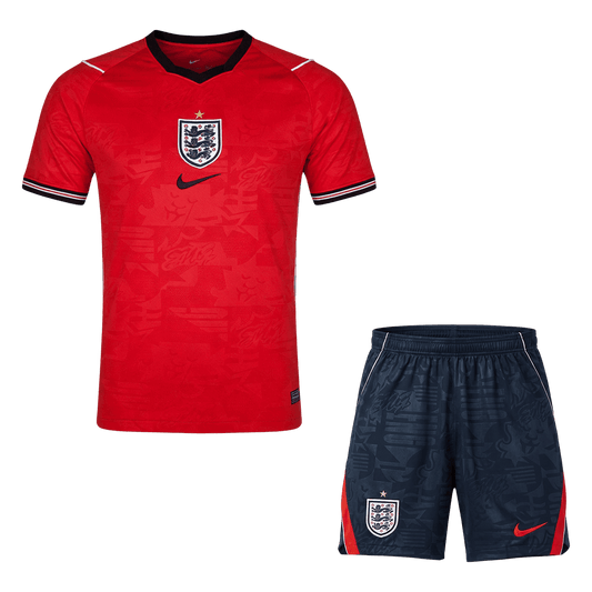 England Fora Copa do Mundo Camisa Conjunto(Camisa+Calções) 2026 - camisola de futebol para adeptos em
