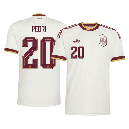 PEDRI #20 Spain Fora Copa do Mundo Camisa 2026 Branco