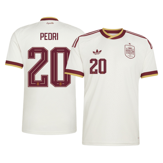 PEDRI #20 Spain Fora Copa do Mundo Camisa 2026 Branco
