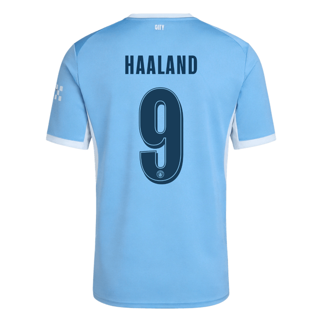 HAALAND #9 Manchester City Casa Camisa 2026/27 Azul UCL