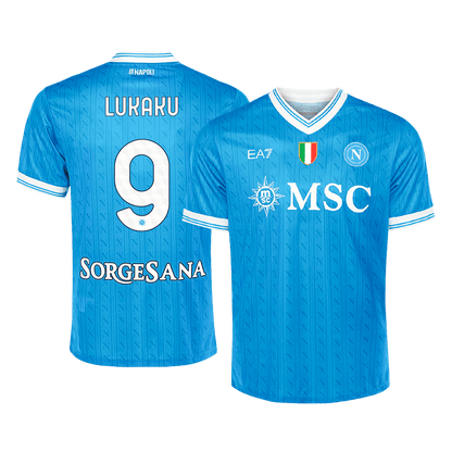 LUKAKU #9 Napoli Casa Camisa 2025/26- Azul