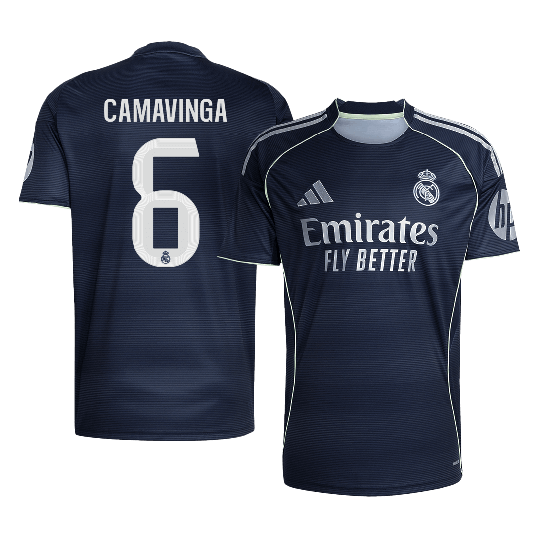 CAMAVINGA #6 Real Madrid Fora Camisa 2025/26 Marinha