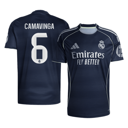 CAMAVINGA #6 Real Madrid Fora Camisa 2025/26 Marinha