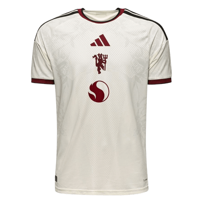 Versão do Jogador Manchester United Terceira Futebol Camisas 2026/27 Branco