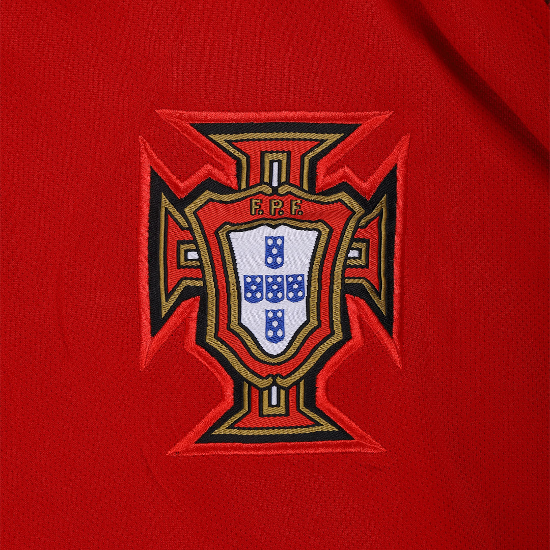 Portugal Retro Jersey Home Football Shirt 2016