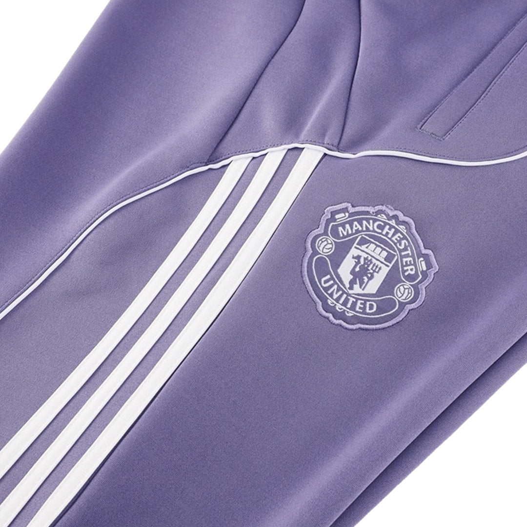 Manchester United Conjunto Casaco(Blusão+Calça) Formação Blusão 2025/26 Roxo