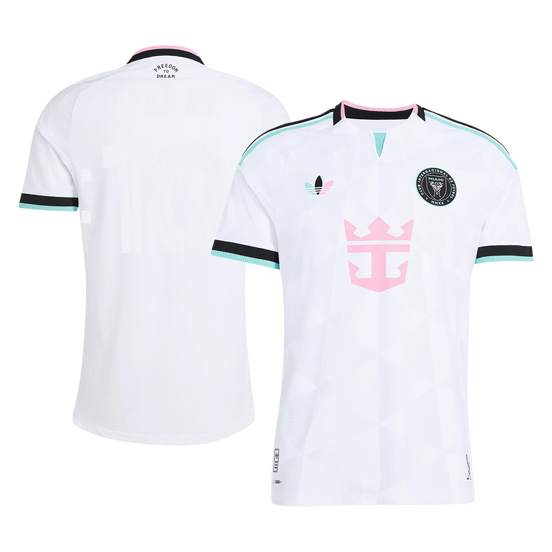 Versão do Jogador Inter Miami CF Terceira Futebol Camisas 2026 Branco