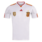 Retrô Espanha Fora Camisa 2010/12 Branco