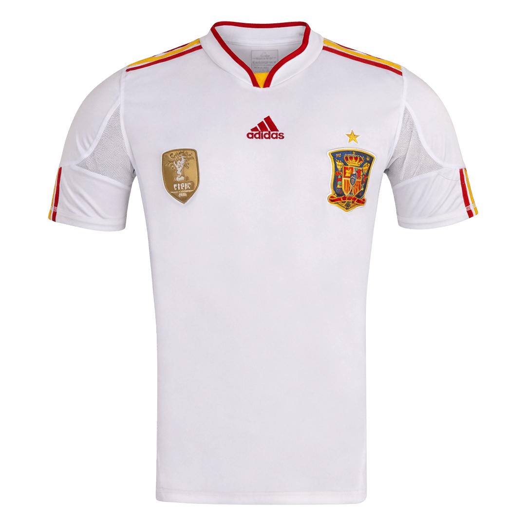 Retrô Espanha Fora Camisa 2010/12 Branco