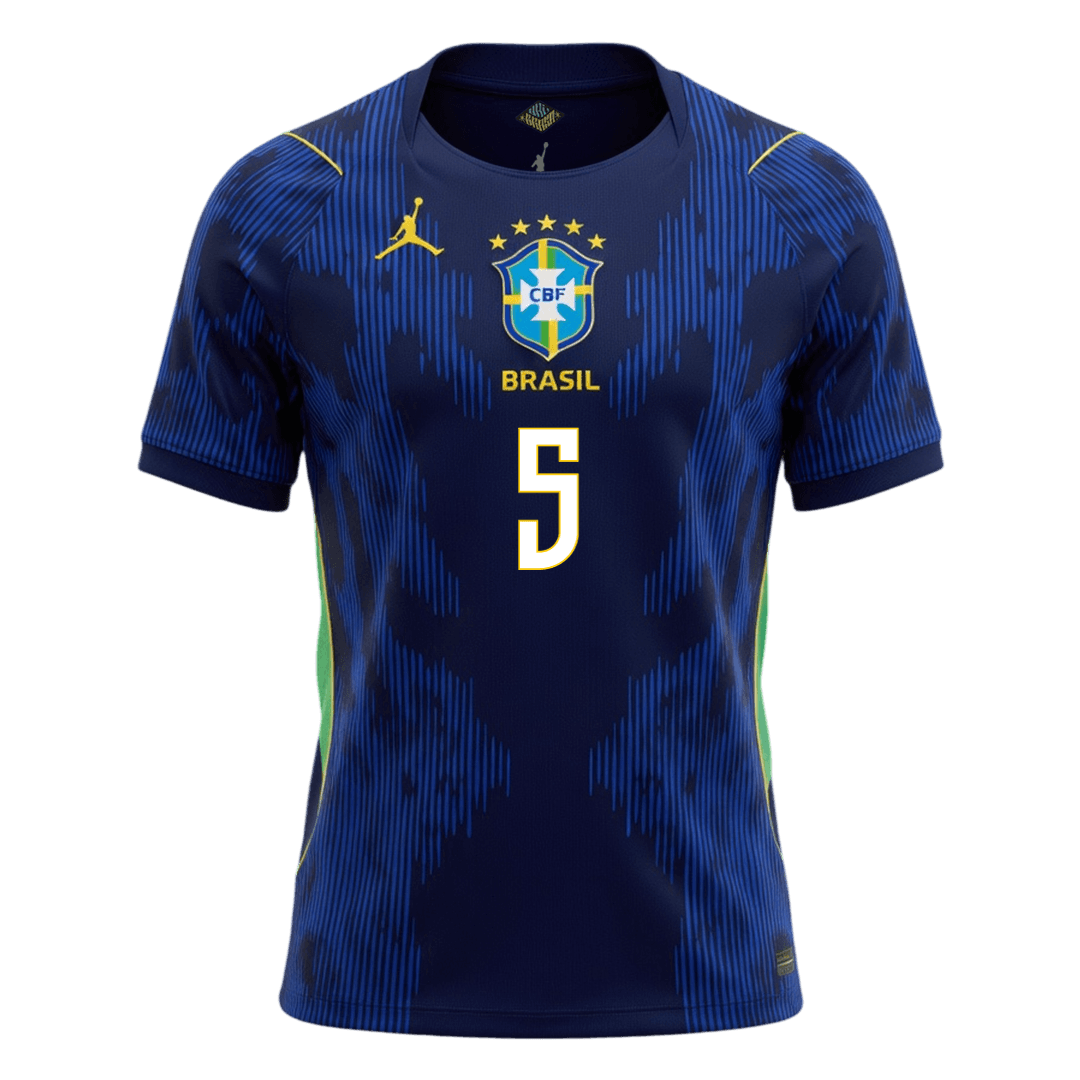 CASEMIRO #5 Brazil Fora Copa do Mundo Camisa 2026 Marinha