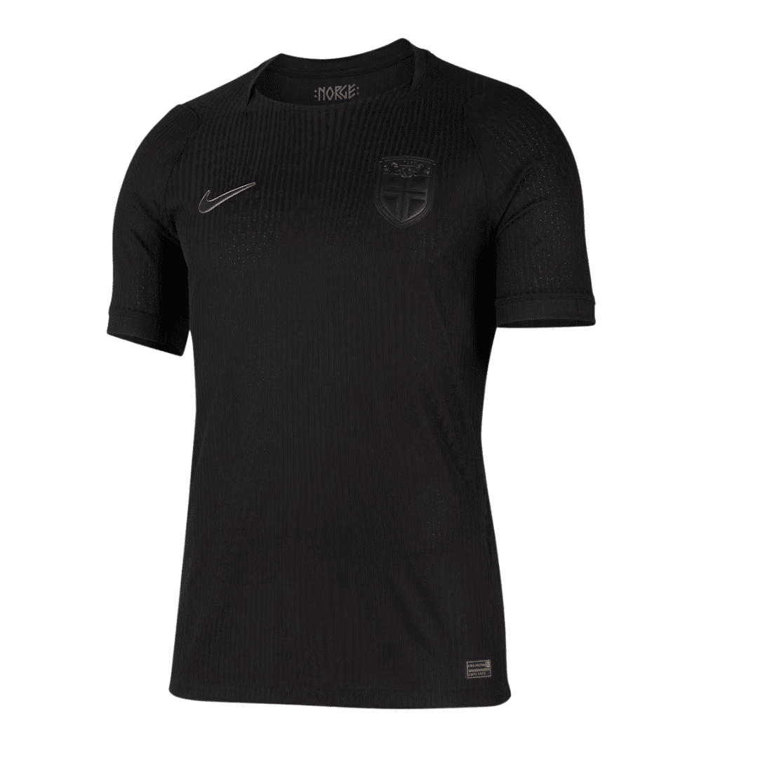 Versão do Jogador Noruega Fora Copa do Mundo Futebol Camisas 2026 Preto