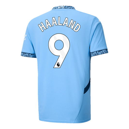 Camisola de futebol Manchester City HAALAND #9 Home 2024/25