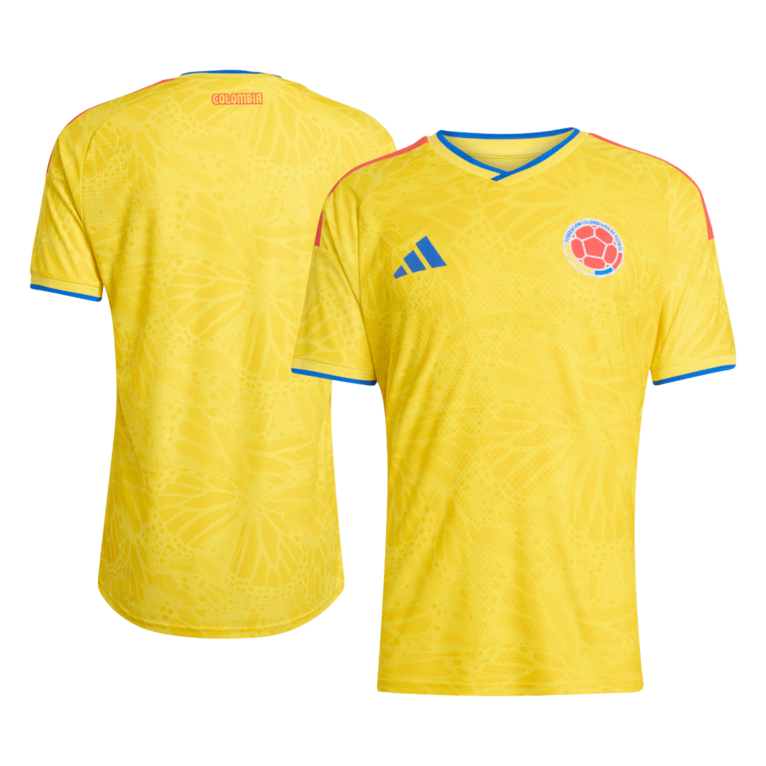 Colombia Casa World Cup Futebol Camisas 2026 Amarelo