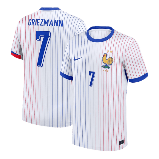 GRIEZMANN #7 France Away Football Shirt Custom 2024