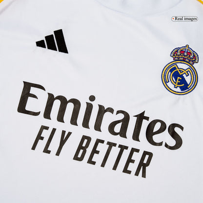 Real Madrid Home Long Sleeve Soccer Jersey 2025/26 White
