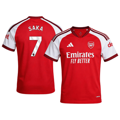 SAKA #7 Arsenal Casa Camisa 2026/27 Vermelho