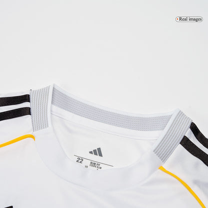 Real Madrid Home Long Sleeve Soccer Jersey 2025/26 White