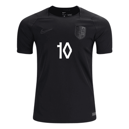 ØDEGAARD #10 Norway Fora Copa do Mundo Camisa 2026 Preto