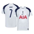 Jogador XAVI #7 Tottenham Hotspur Casa UCL Futebol Camisas 2025/26 Branco - UCL