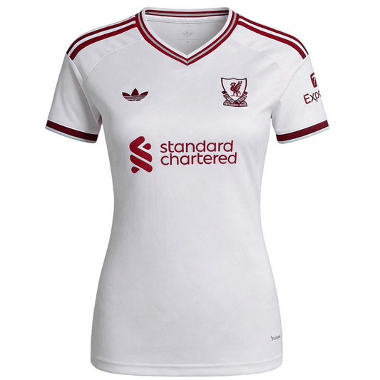 Mulheres Liverpool Alternativa Camisa 2026/27 Branco