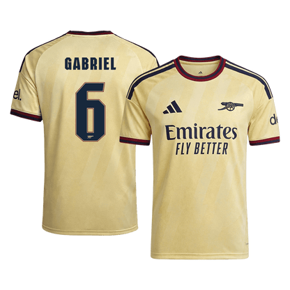 GABRIEL #6 Arsenal Terceira Camisa 2026/27 Amarelo UCL