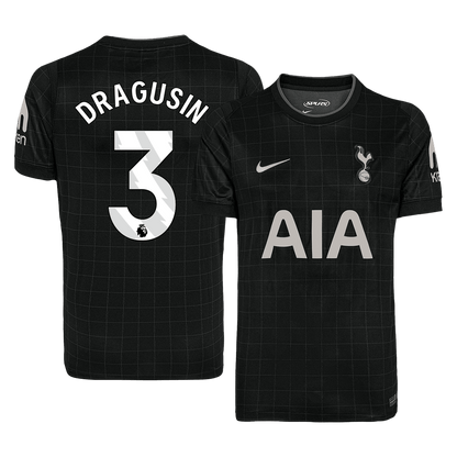 DRAGUSIN #3 Tottenham Hotspur Fora Camisa 2025/26 Preto